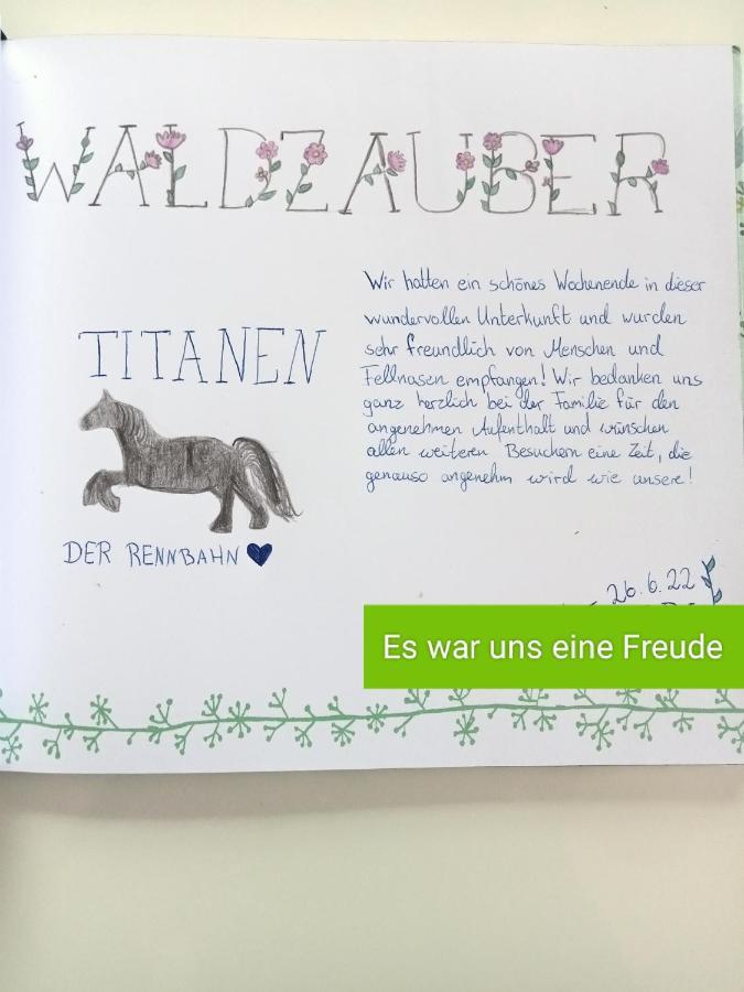 Ferienzimmer Waldzauber Borkwalde Eksteriør bilde
